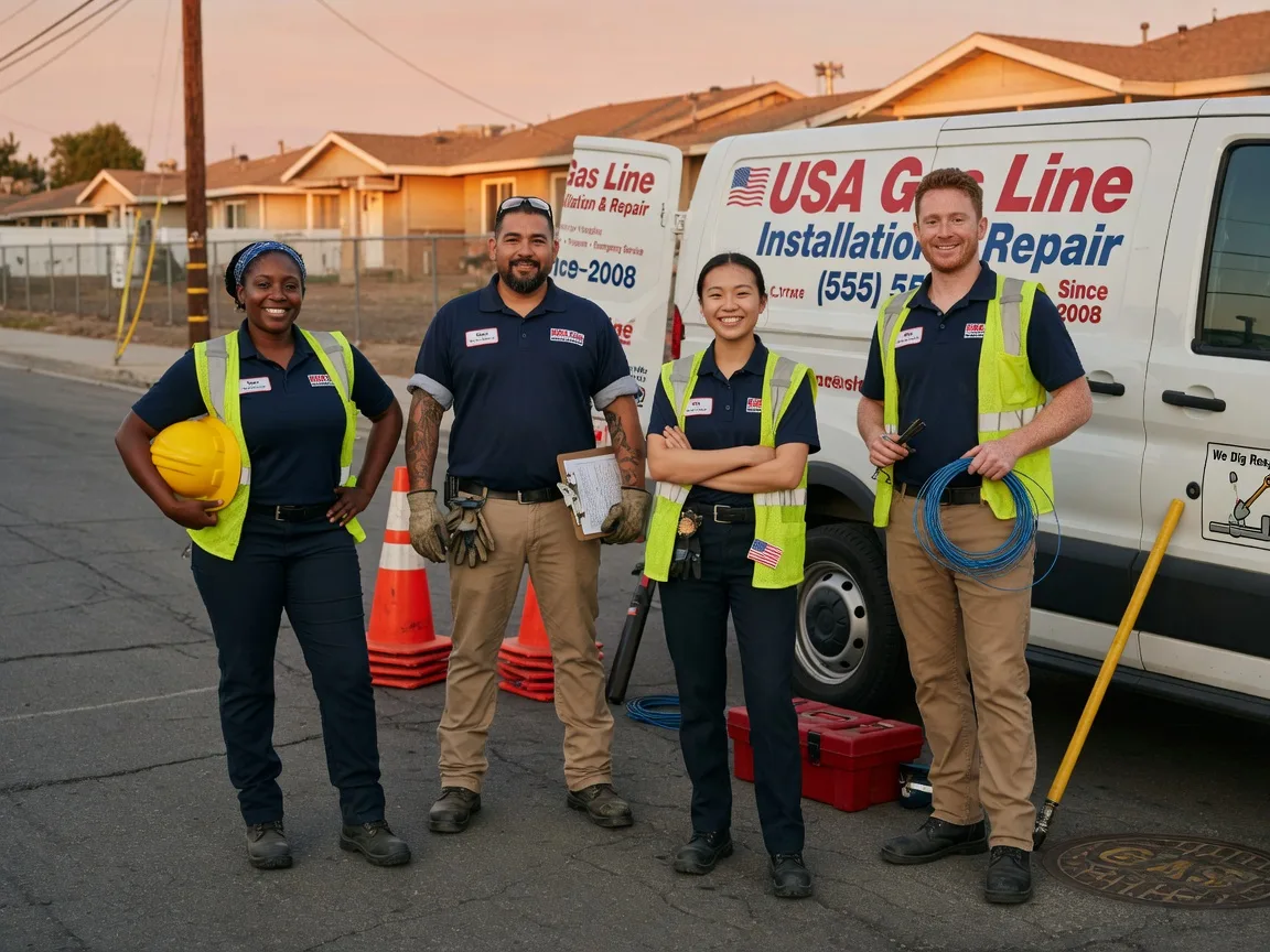 Gas Line Installation company in Brunsville, IA